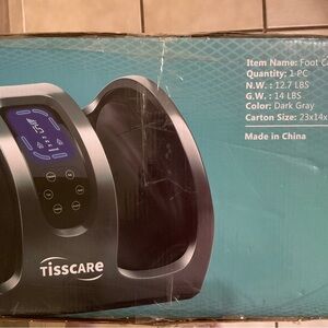 Tisscare Foot and Calf Massager in Dark Gray